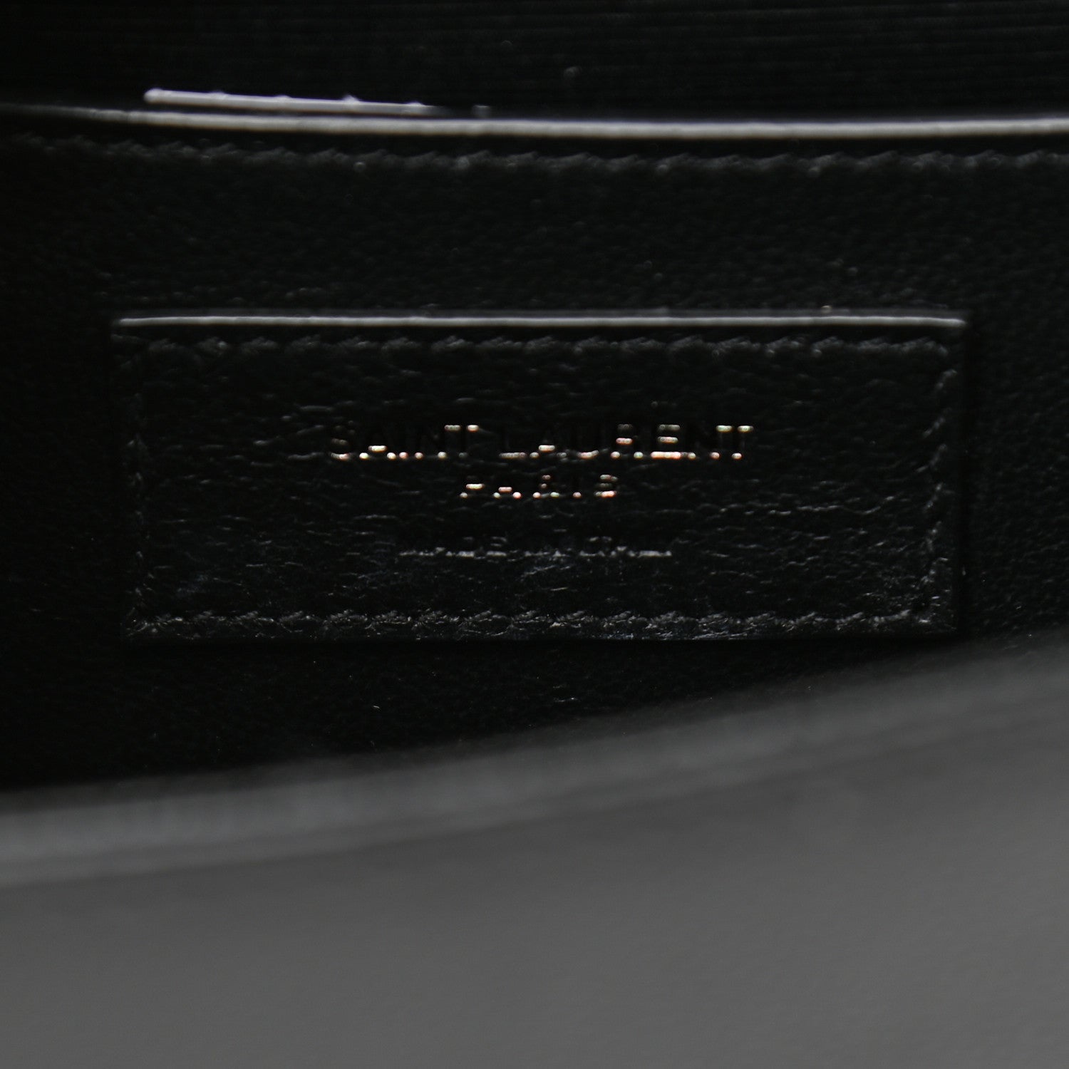 Saint Laurent Grain De Poudre Small Monogram Kate Satchel Black 6 of 9