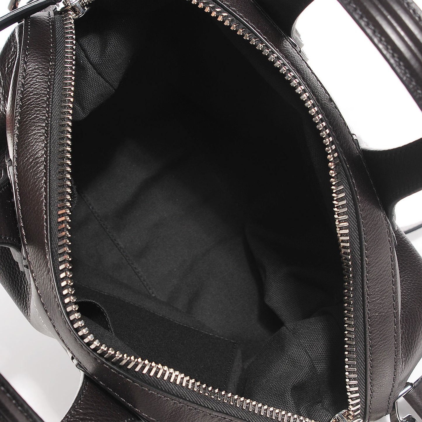 Waxed Calfskin Small Nightingale Black