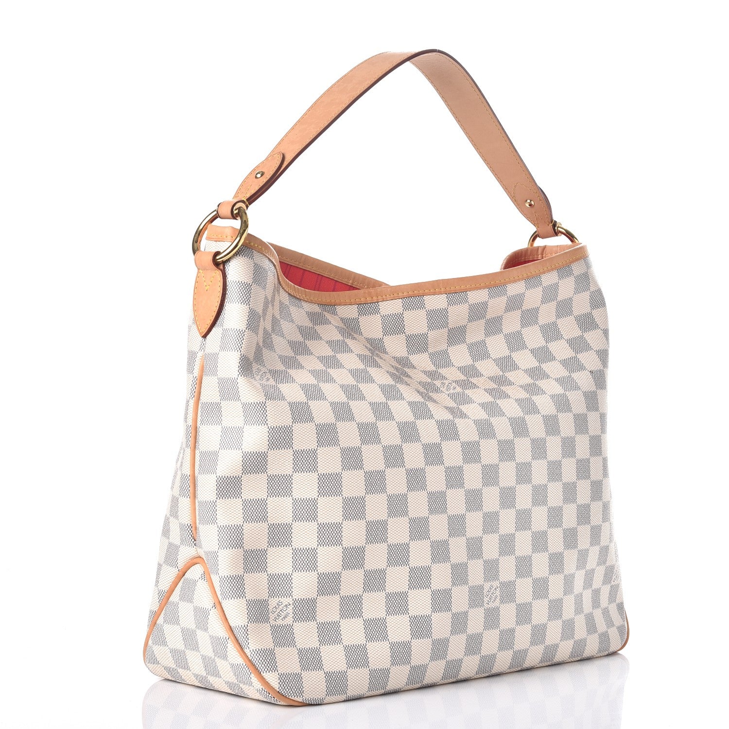Louis Vuitton Damier Azur Delightful MM Pink 3 of 10