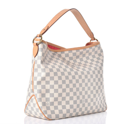 Louis Vuitton Damier Azur Delightful MM Pink 3 of 10