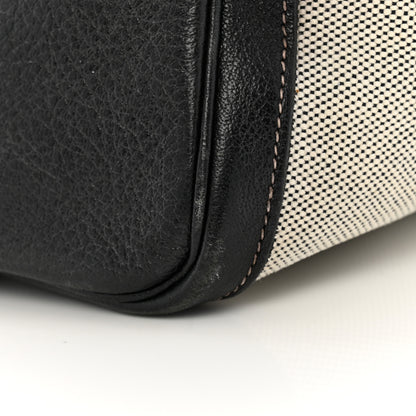 Hermes Toile Buffle Skipper Garden Party 36 MM Tote Black 10 of 15