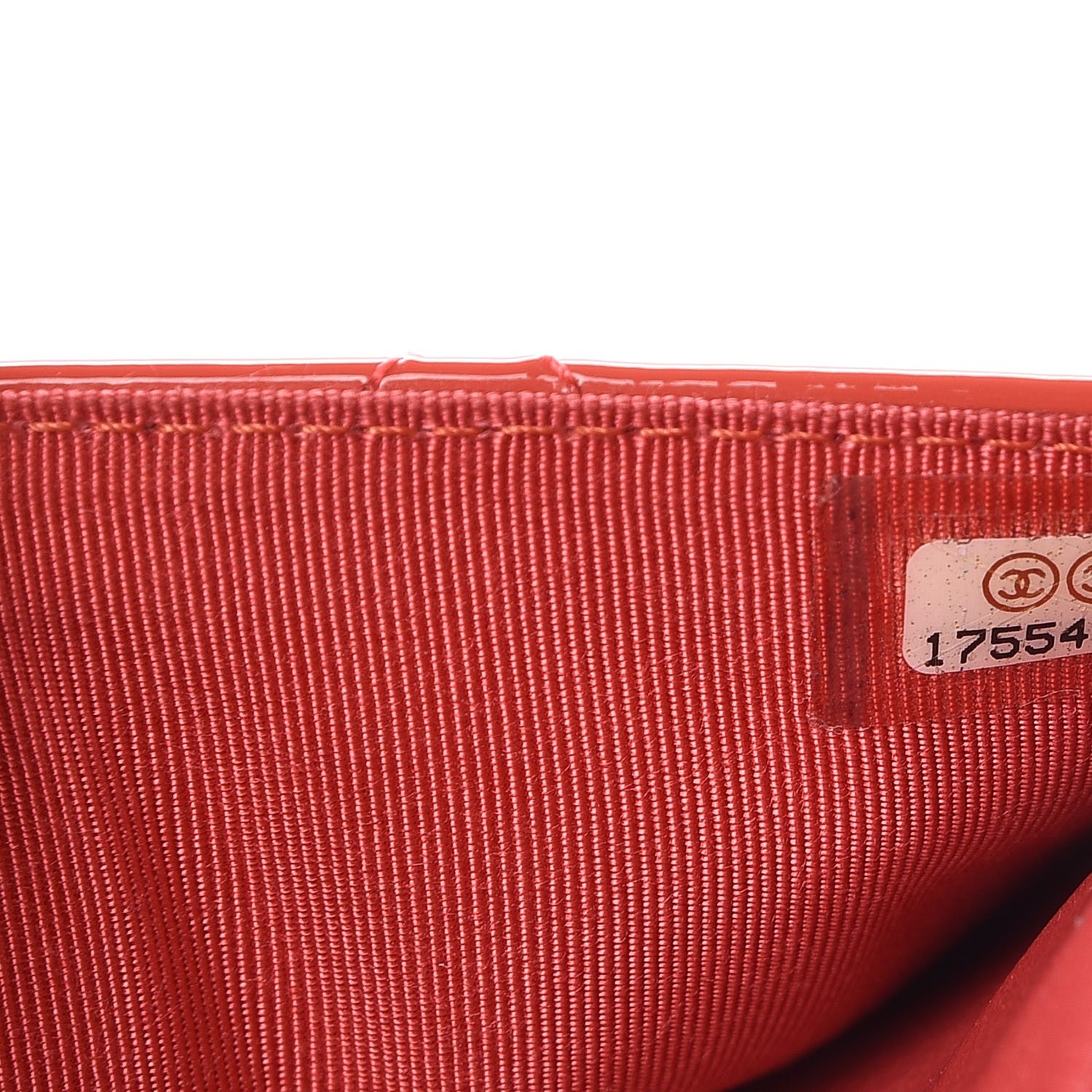 Chanel Patent Quilted Wallet On Chain WOC Coral 8 of 11