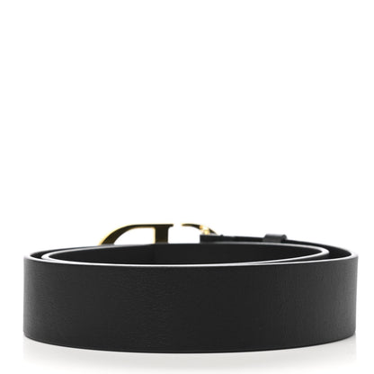 Christian Dior Calfskin 35mm Montaigne Belt 75 Black 2 of 6