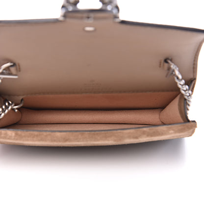 Gucci GG Supreme Monogram Super Mini Dionysus Shoulder Bag Taupe 5 of 12