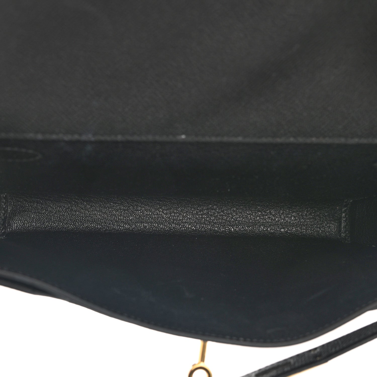 Hermes Epsom Kelly Depeches 25 Pouch Black 5 of 8