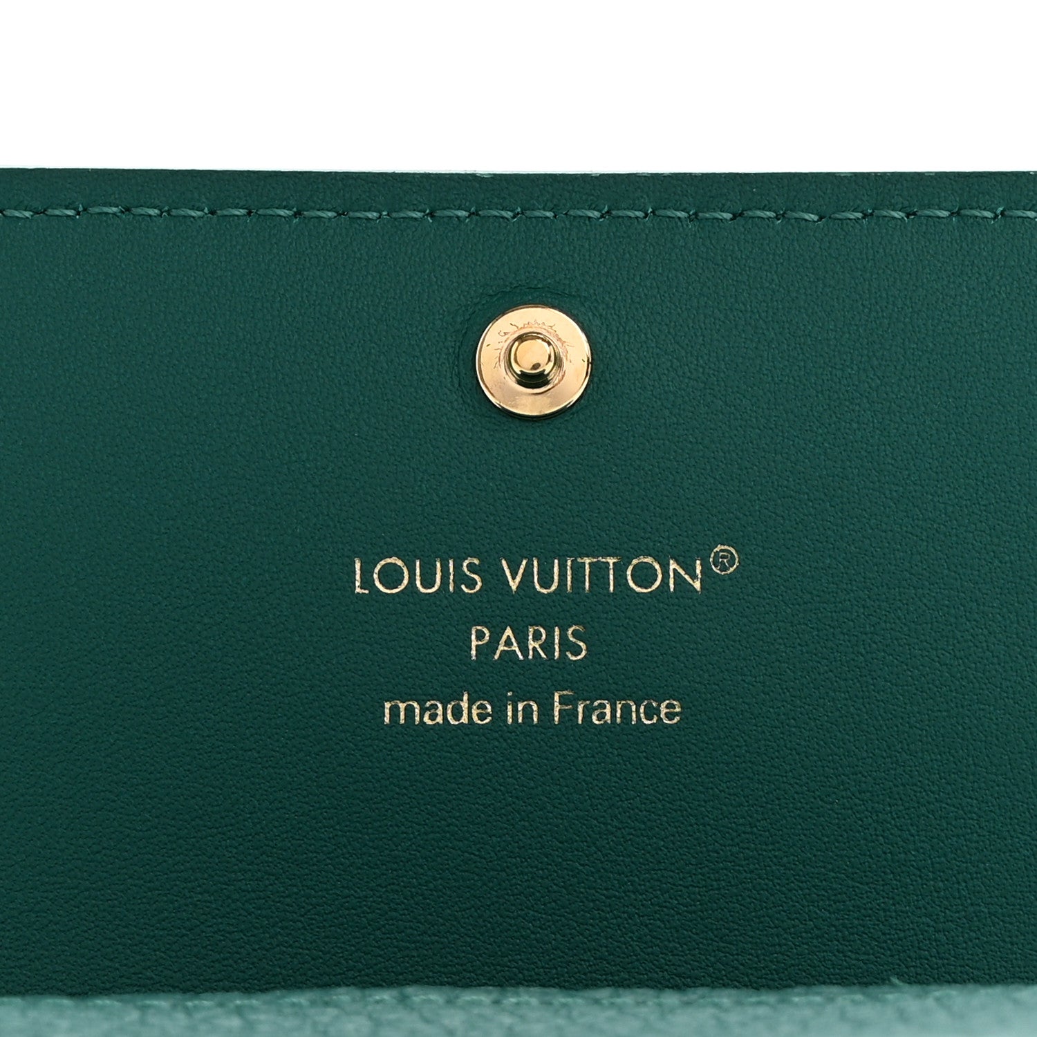 Louis Vuitton Taurillon Capucines Tiny Wallet Emerald Green 7 of 7