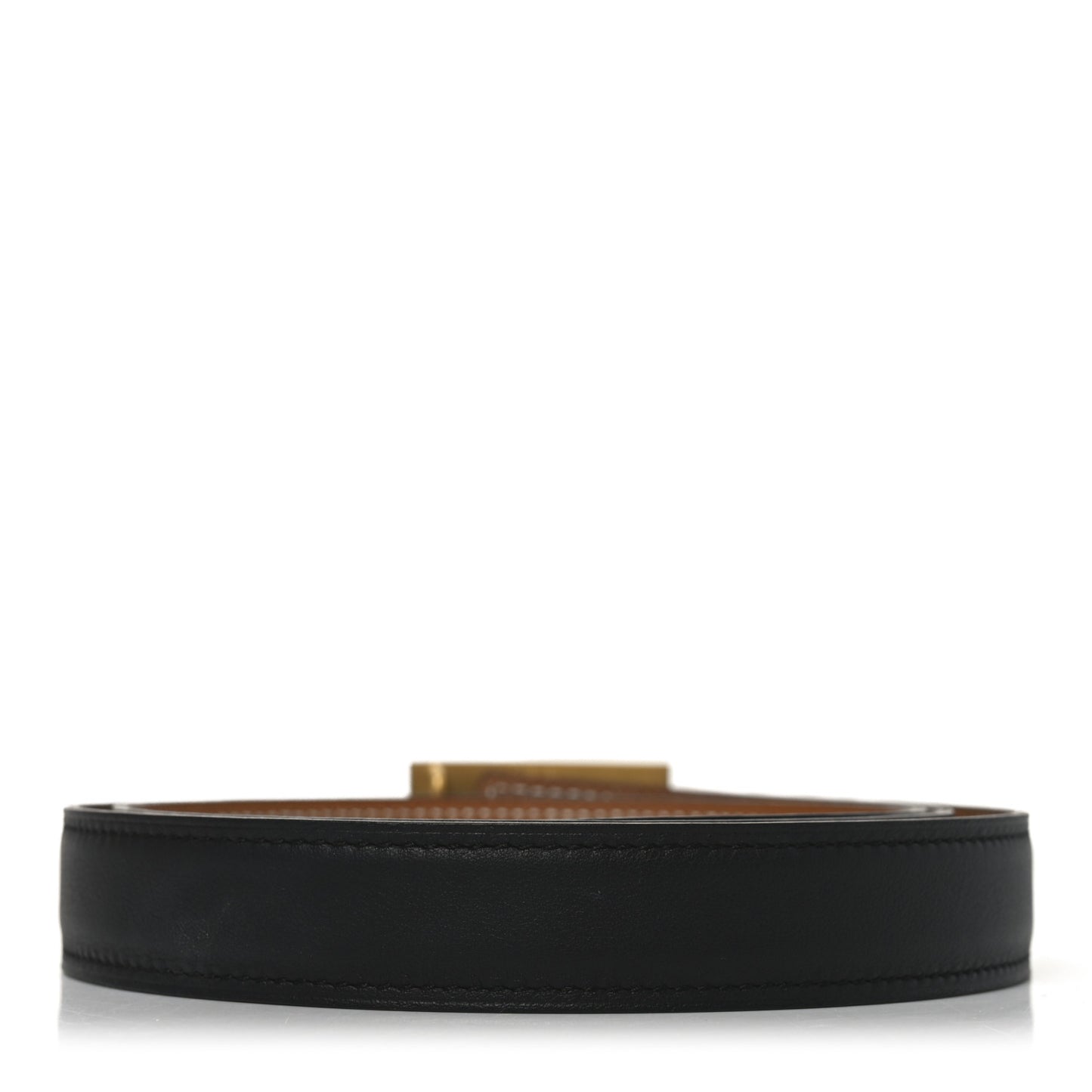 Epsom Swift 24mm Collier De Chien CDC Belt 90/36 Black Gold