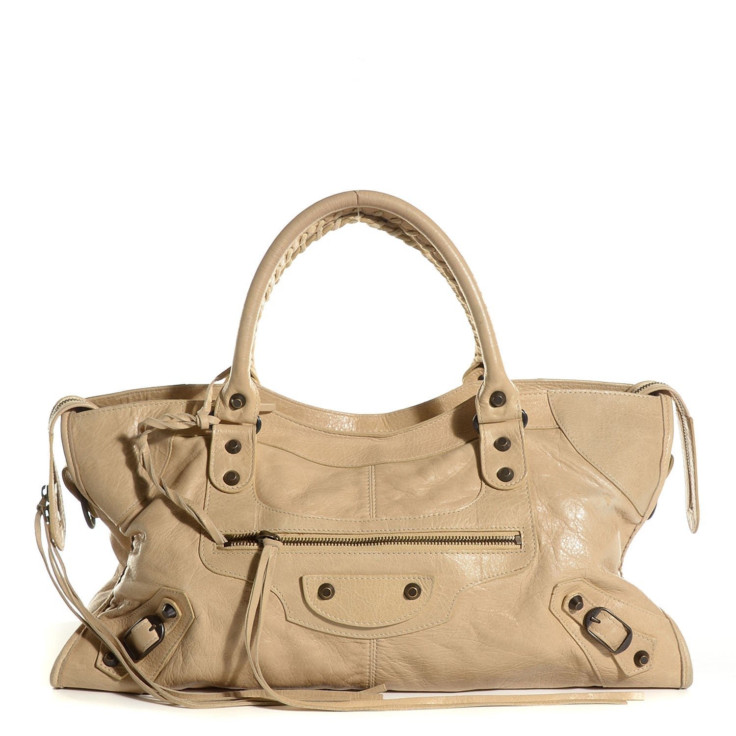 Balenciaga Agneau Classic Hardware Part Time Sahara 1 of 14