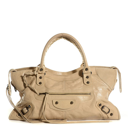 Balenciaga Agneau Classic Hardware Part Time Sahara 1 of 14