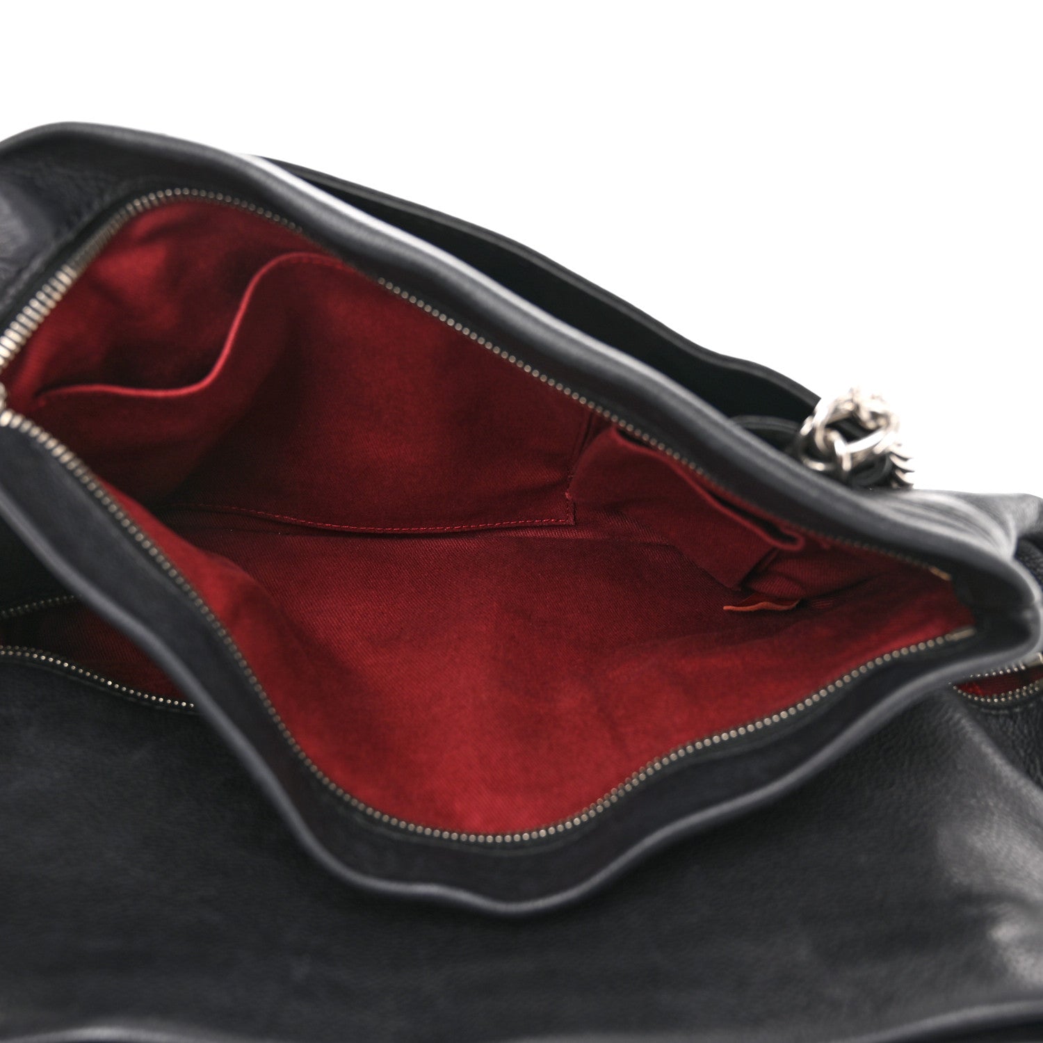 Chanel Caviar CC Tuck Medium Tote Black 6 of 14