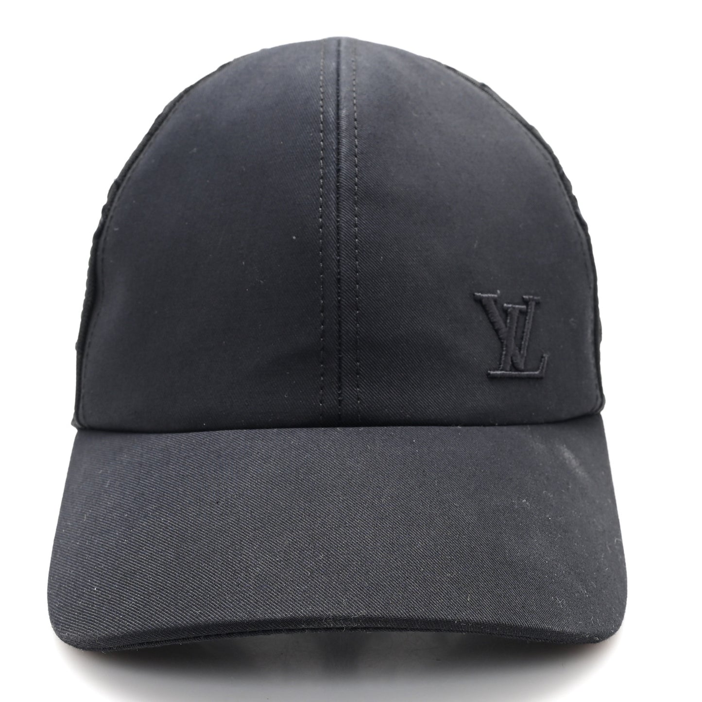 Monogram Mesh Cotton Cap M Black