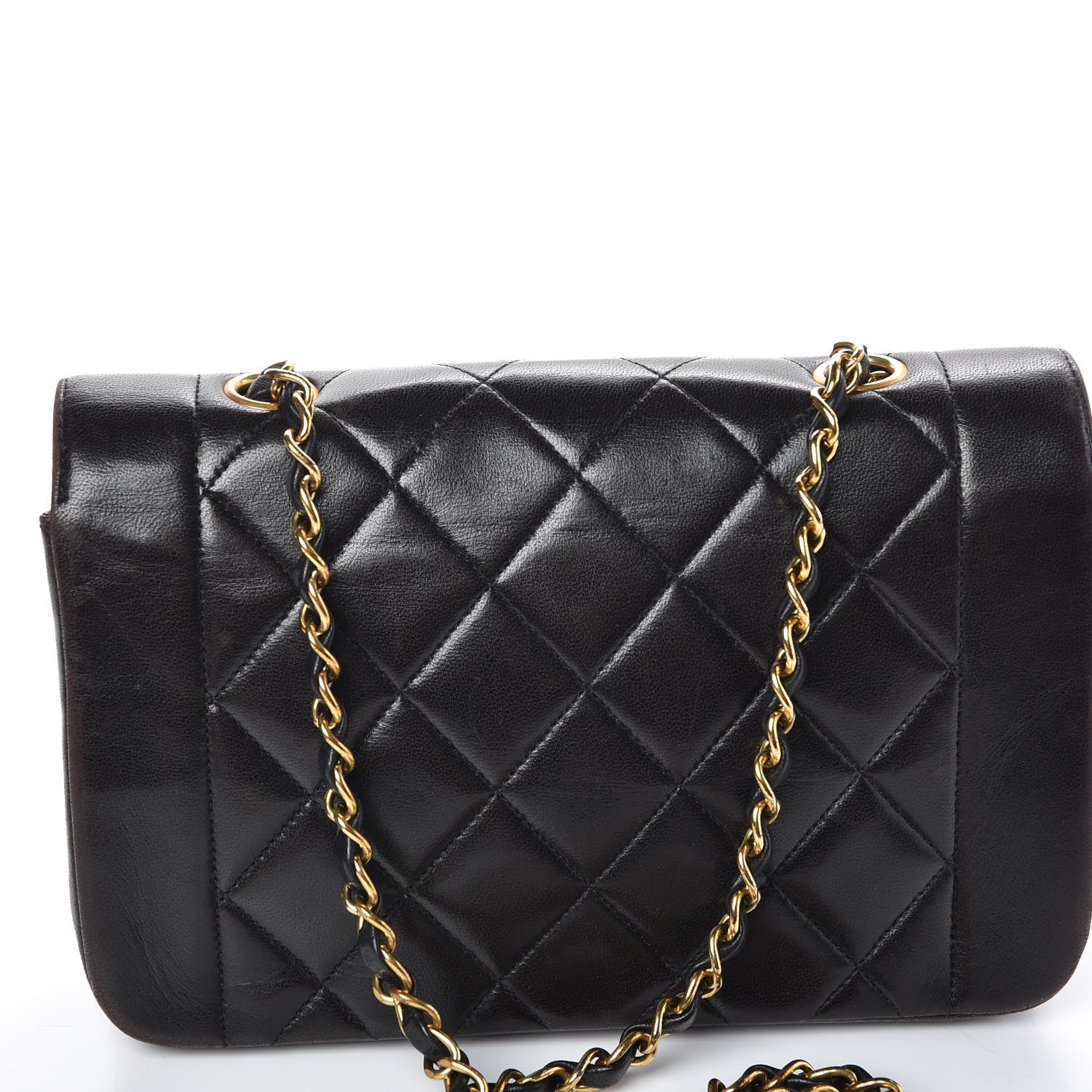 Chanel Lambskin Quilted Small Single Flap Black 12 of 12