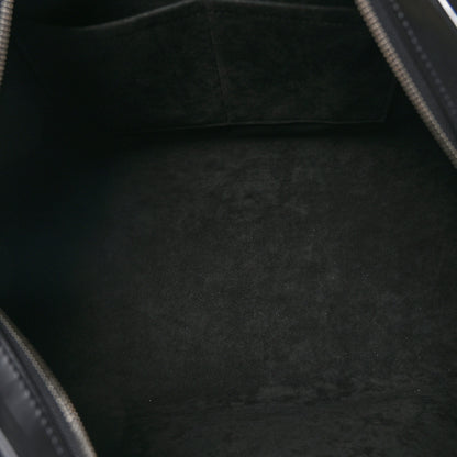 Louis Vuitton Calfskin Spaceship Embossed Speedy 40 Black 5 of 11