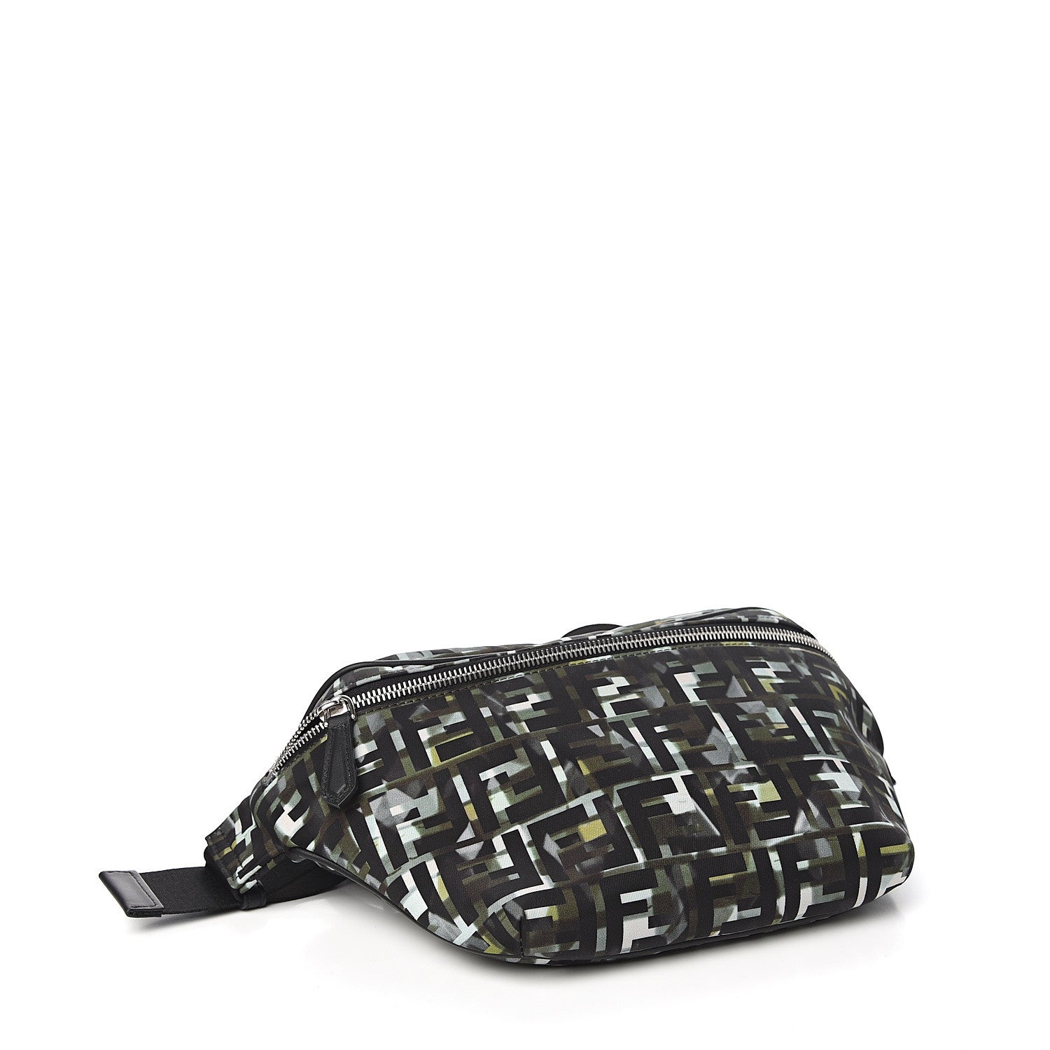 Fendi Nylon CamouFF Belt Bag Black Multicolor 3 of 8