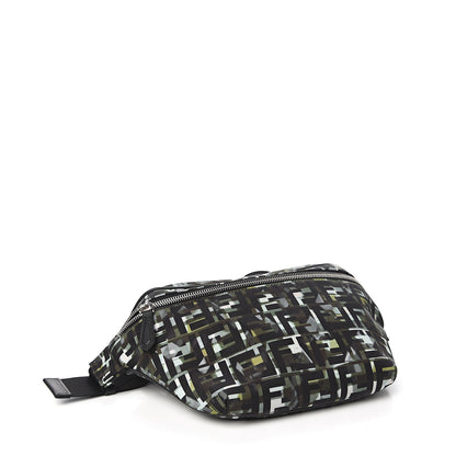 Fendi Nylon CamouFF Belt Bag Black Multicolor 3 of 8