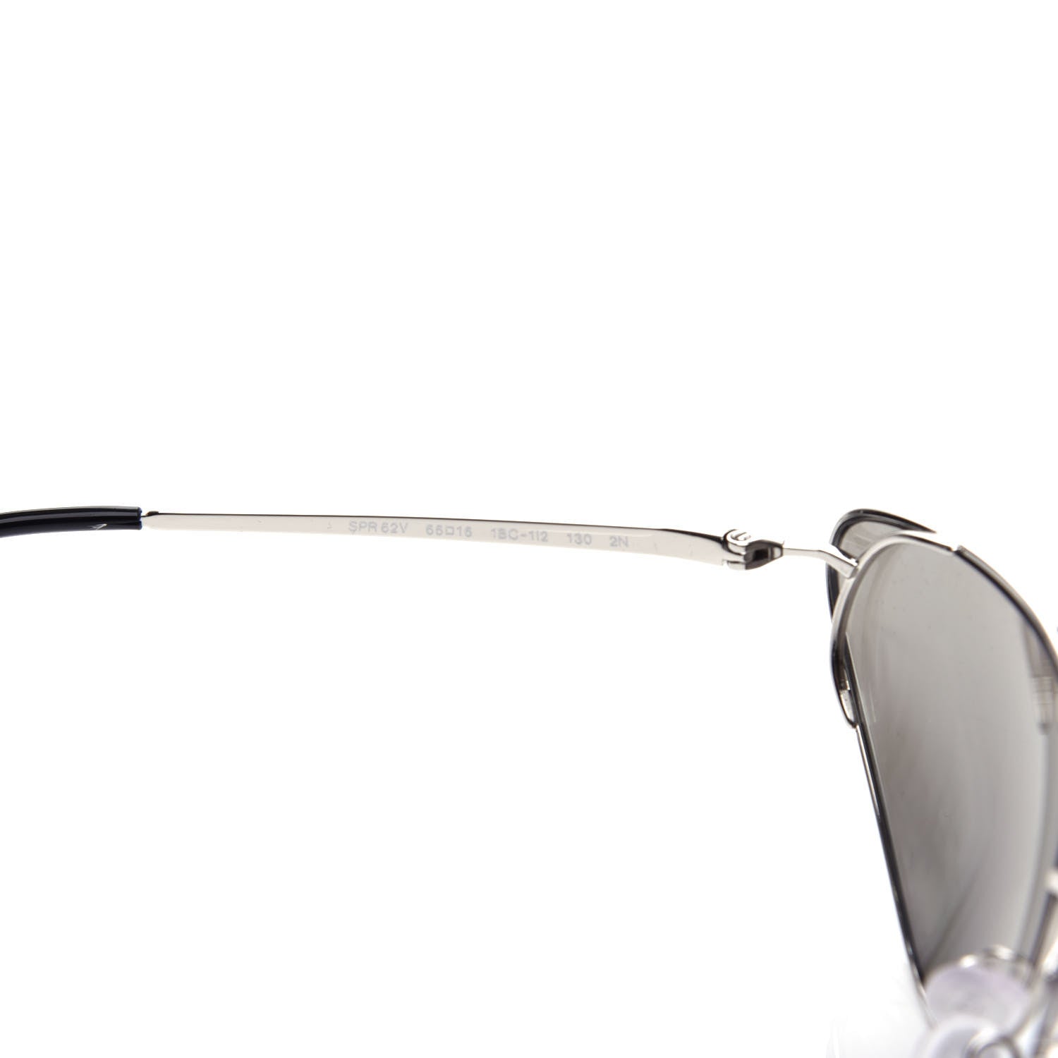 Prada Cat Eye Sunglasses SPR 62V Silver 6 of 8