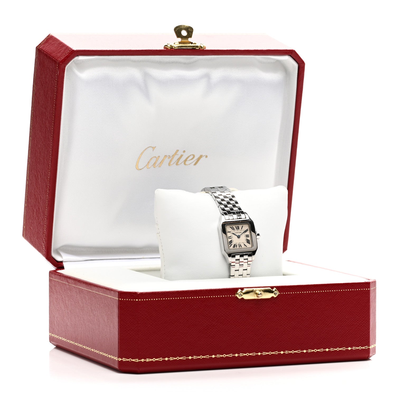 Cartier Stainless Steel 20mm Santos Demoiselle Quartz Watch 5 of 5