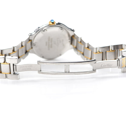 Cartier Stainless Steel 18K Yellow Gold 28mm Must De 21 Quartz Watch 4 of 4