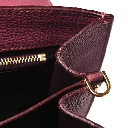 Salvatore Ferragamo Calfskin Lotty Satchel Griotte 11 of 12