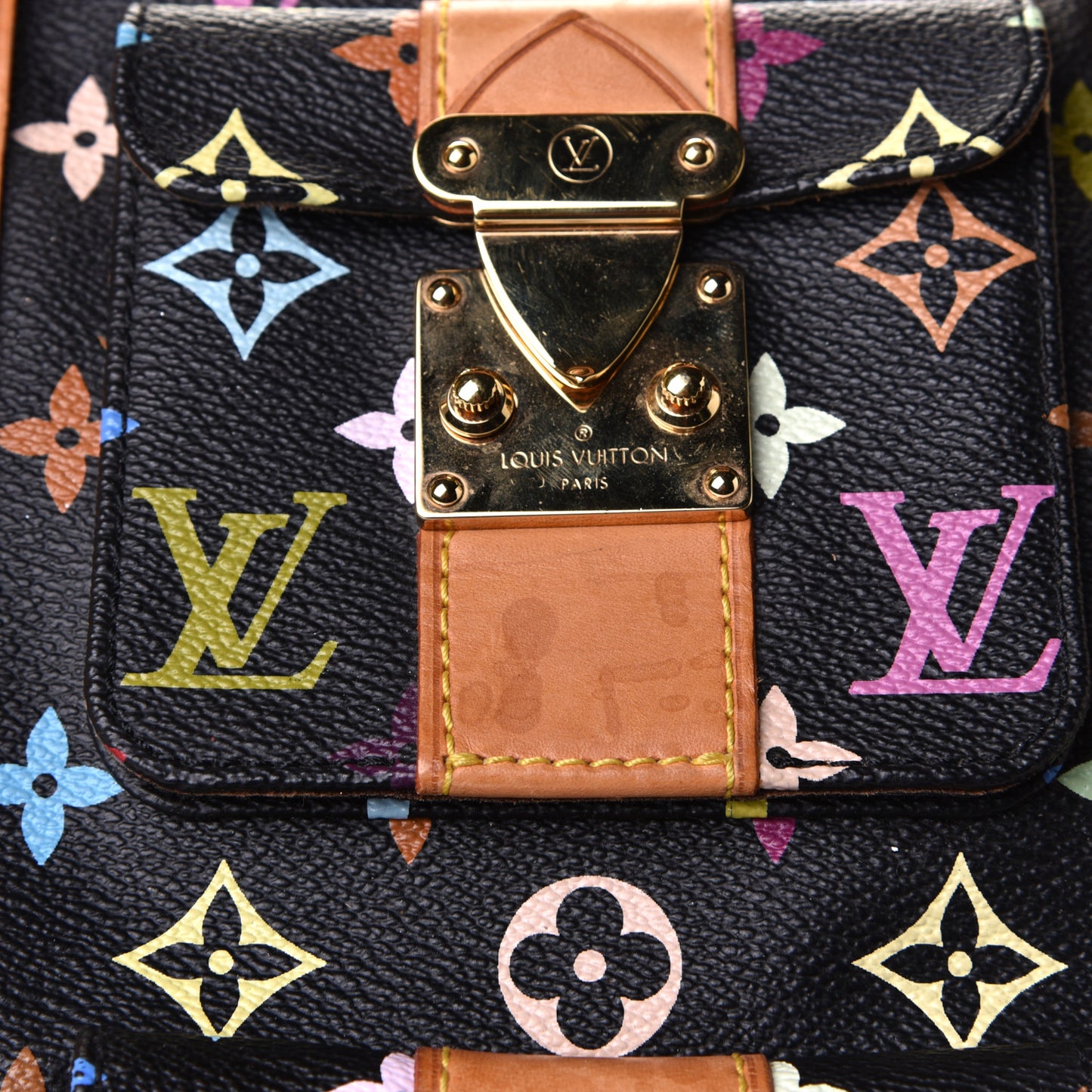 Monogram Multicolor Keepall 45 Black