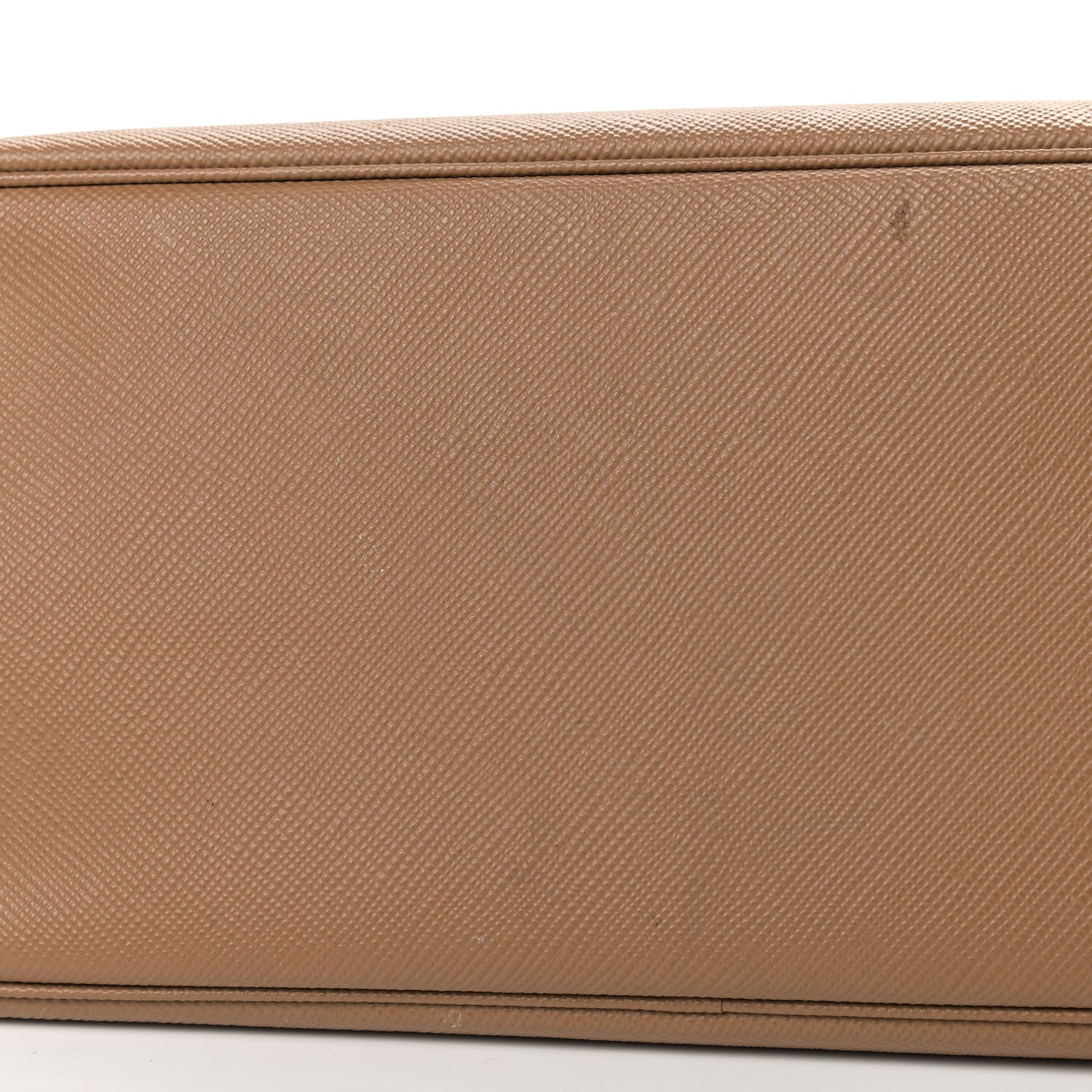 Prada Saffiano Cuir Small Double Bag Caramel Fuoco 14 of 16