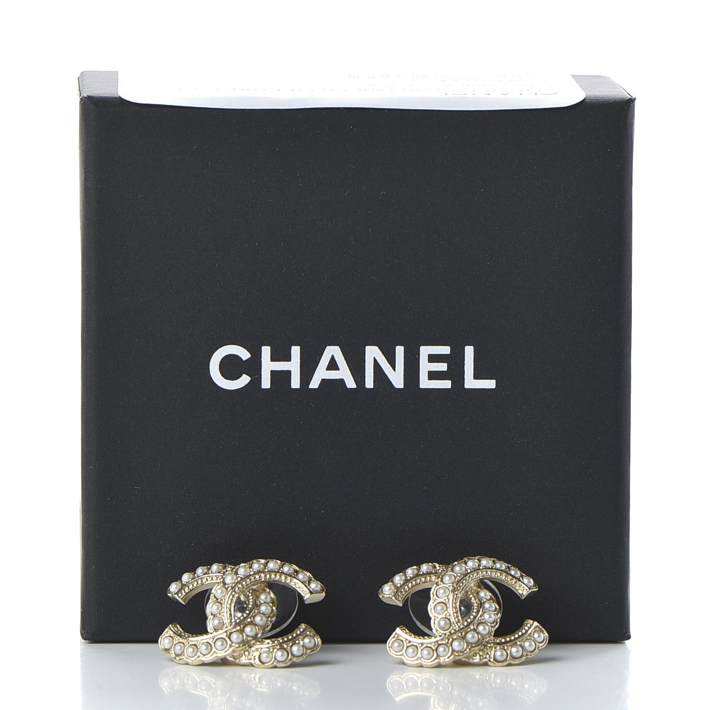 Pearl Queen of France CC Earrings Gold