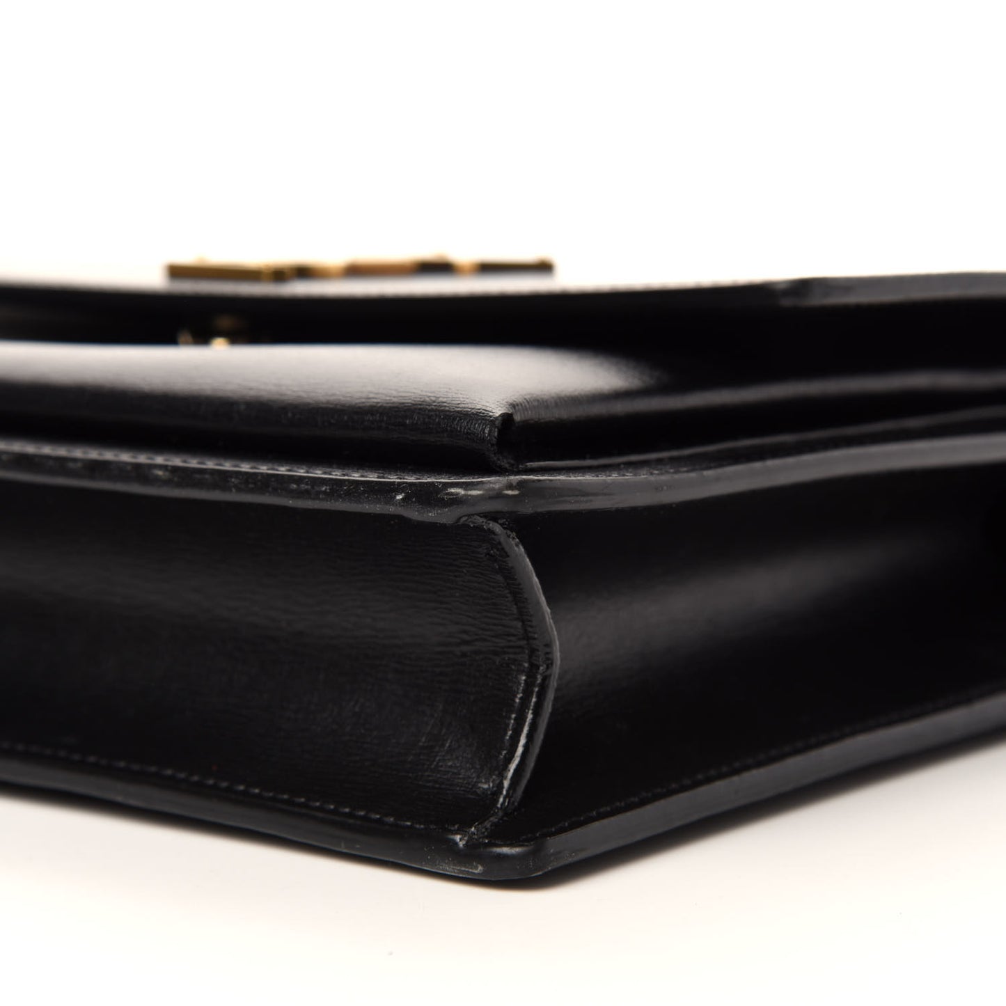 Smooth Calfskin Medium Monogram Sunset Satchel Black