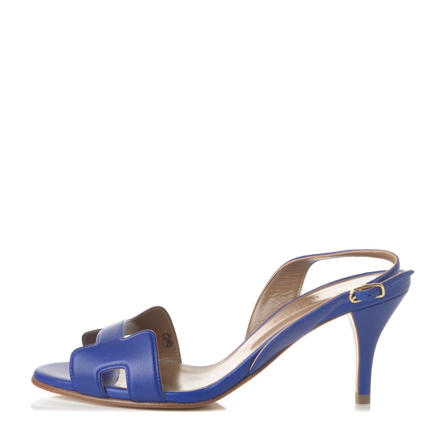 Nappa Night 70 Slingback Sandals 36 Bleu Electrique