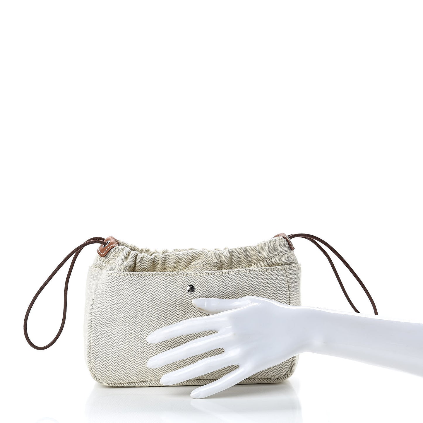 Canvas Barenia Fourbi 20 PM Pouch Naturel Fauve