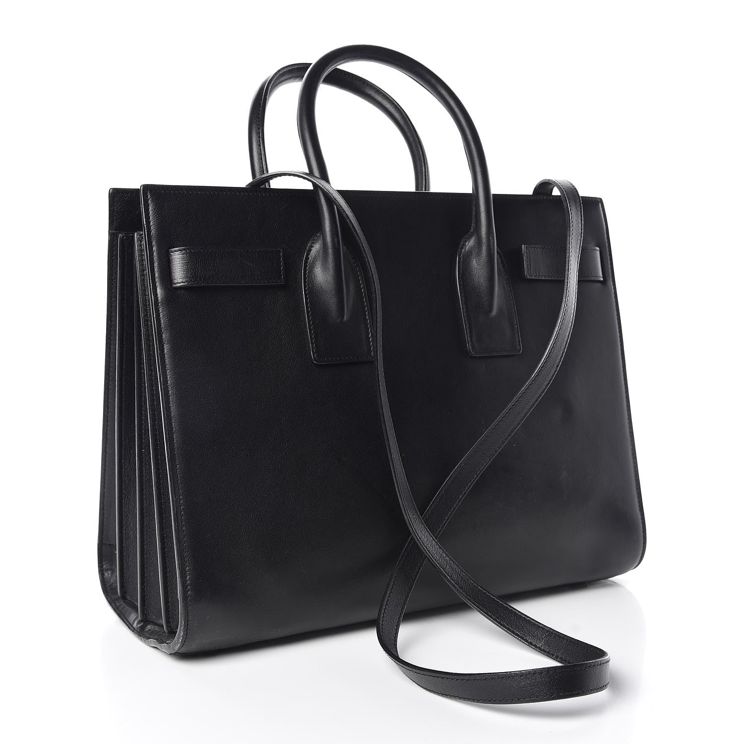 Saint Laurent Calfskin Small Sac De Jour Black 4 of 16