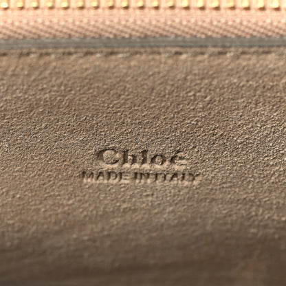 Chloe Calfskin Suede Medium Faye Shoulder Bag Motty Grey 6 of 9