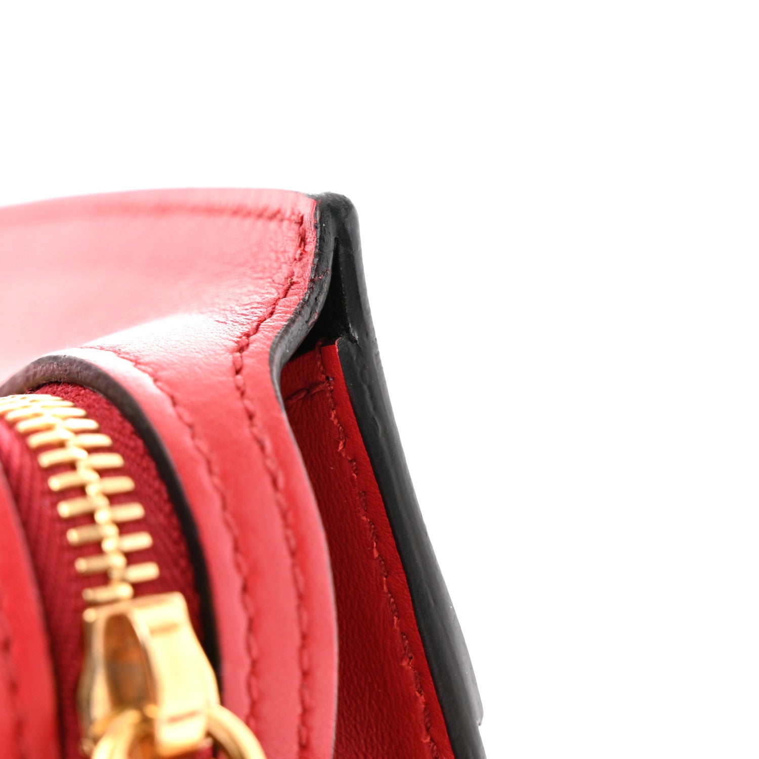 Prada Saffiano City Calfskin Esplanade Crossbody Bag Rosso 12 of 12