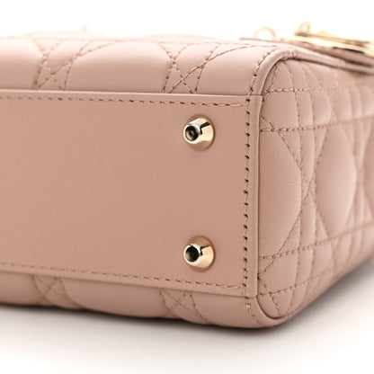 Christian Dior Lambskin Cannage Mini Lady Dior Fard 10 of 10