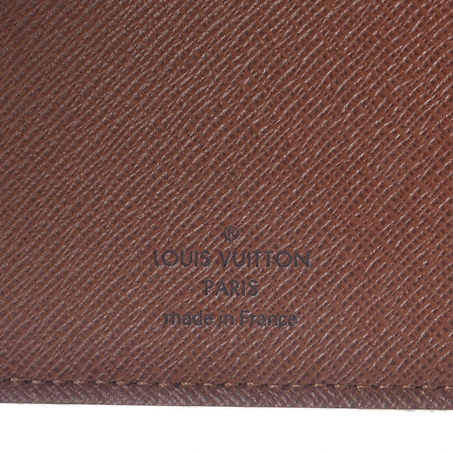 Monogram Desk Agenda Cover