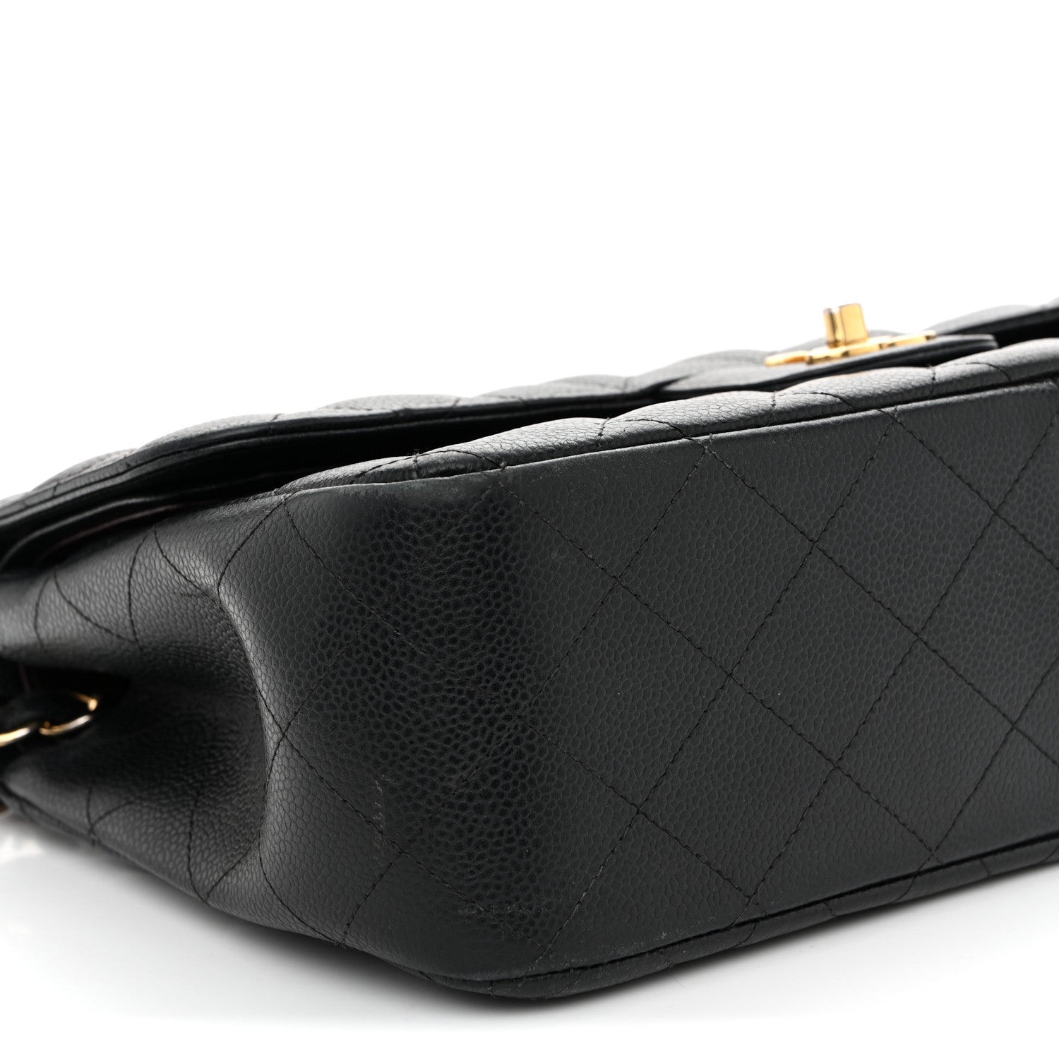 Chanel Caviar Quilted Jumbo Double Flap Black 9 of 14