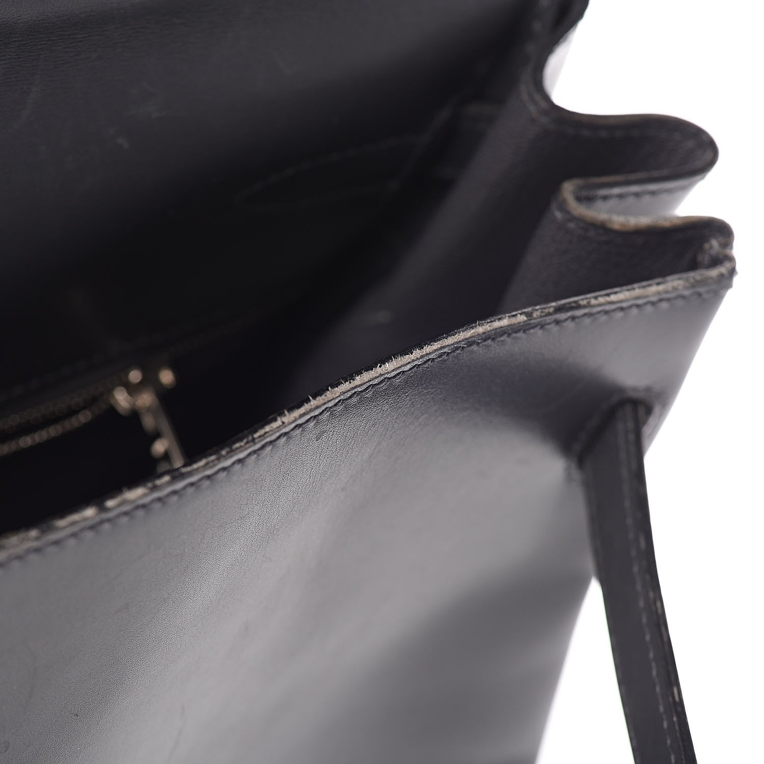 Hermes Box Kelly Retourne 35 Graphite 26 of 41