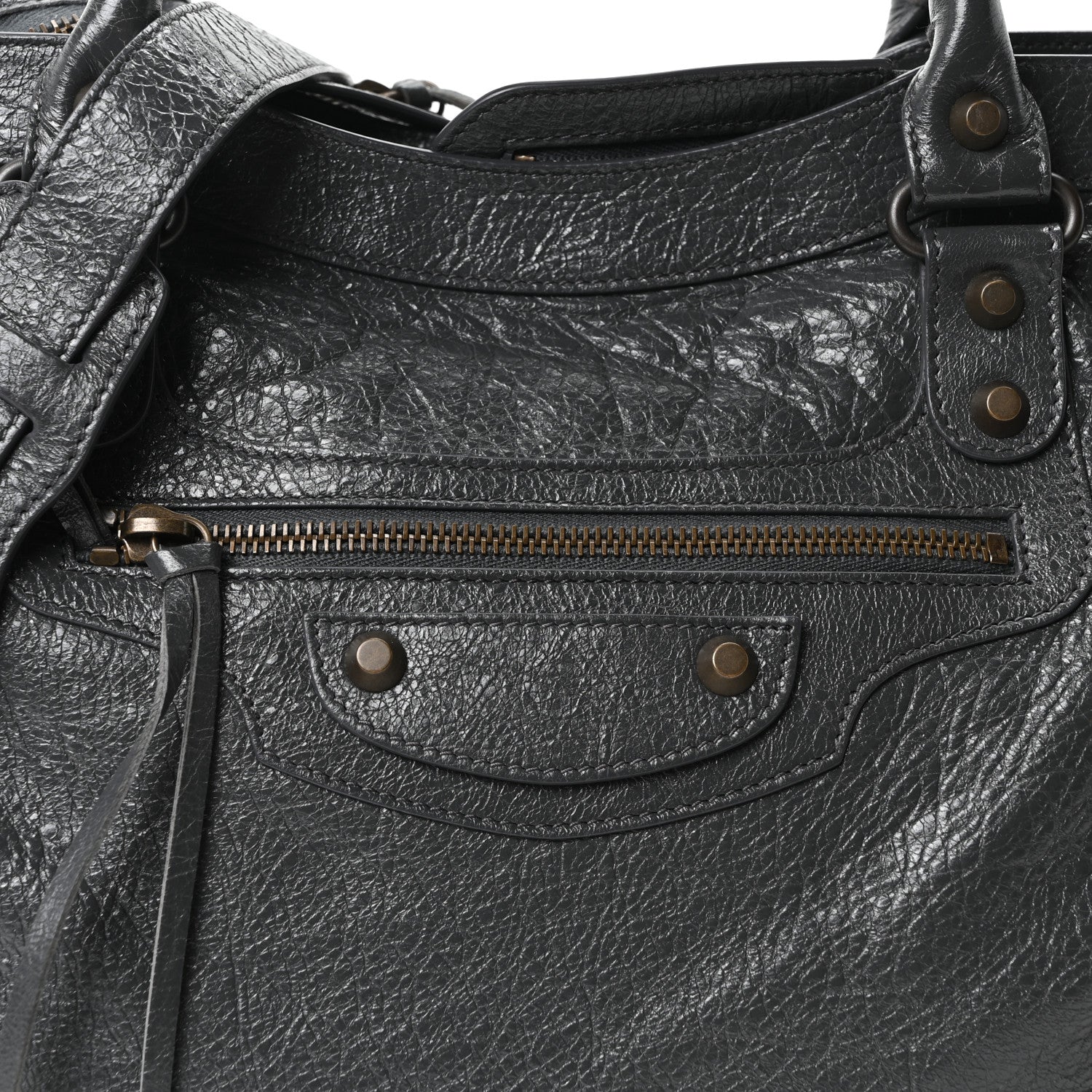 Balenciaga Agneau Classic Hardware City Anthracite 9 of 11