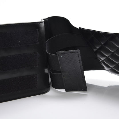 Chanel Lambskin Quilted Wide Belt Black M 10 of 10