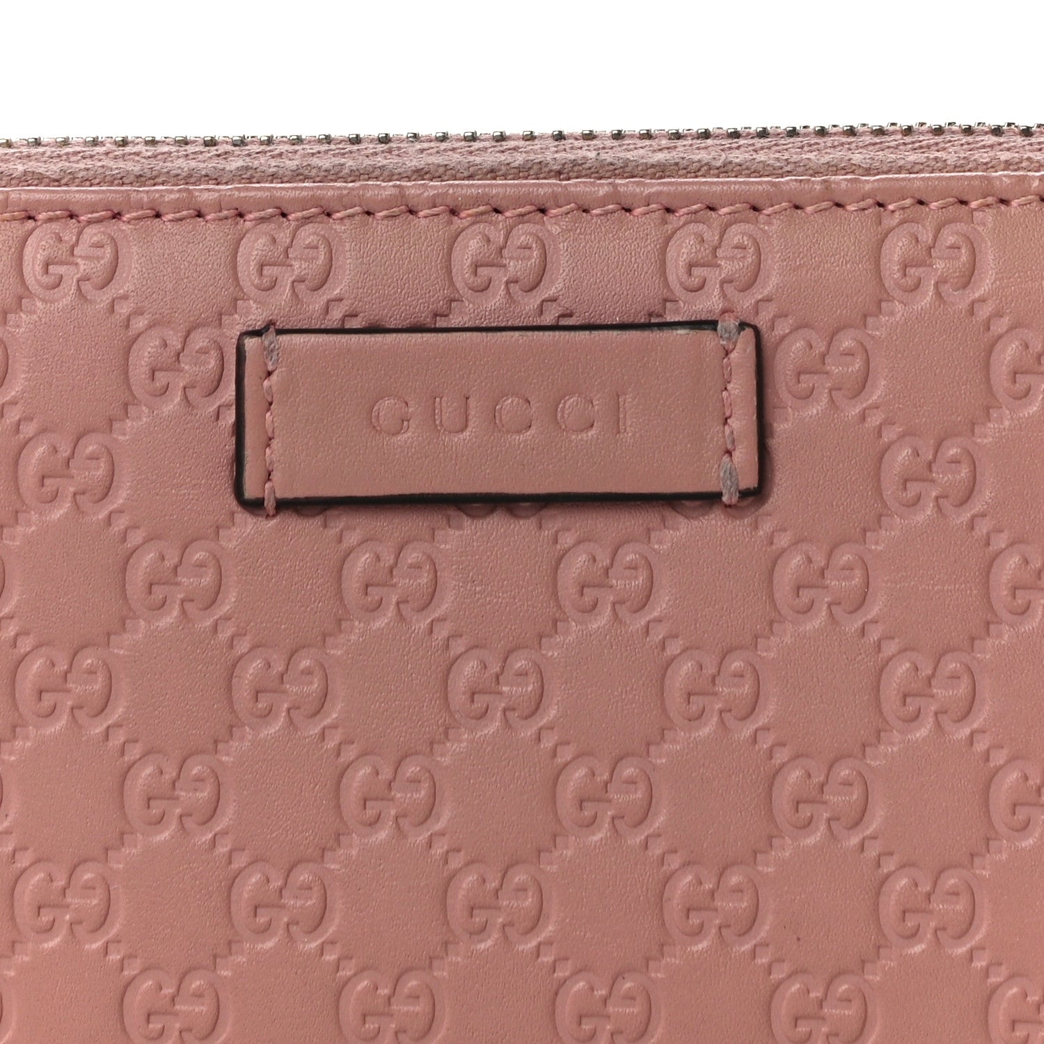 Gucci Microguccissima Zip Around Card Case Soft Pink 6 of 11