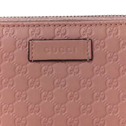 Gucci Microguccissima Zip Around Card Case Soft Pink 6 of 11