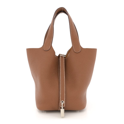 Hermes Taurillon Clemence Picotin Lock 18 PM Gold 1 of 11