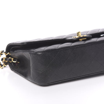 Chanel Caviar Quilted Medium Double Flap Black 8 of 12