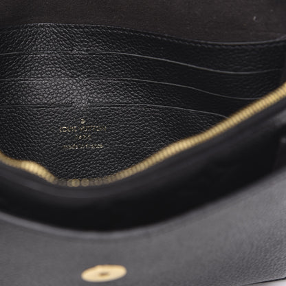 Louis Vuitton Empreinte Vavin Chain Wallet Black 7 of 10