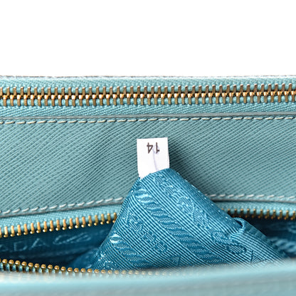 Prada Saffiano Medium Galleria Double Zip Tote Anice 9 of 17