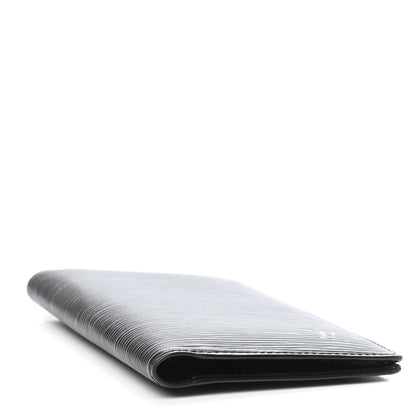 Louis Vuitton Epi Checkbook Organizer Wallet Black 4 of 7