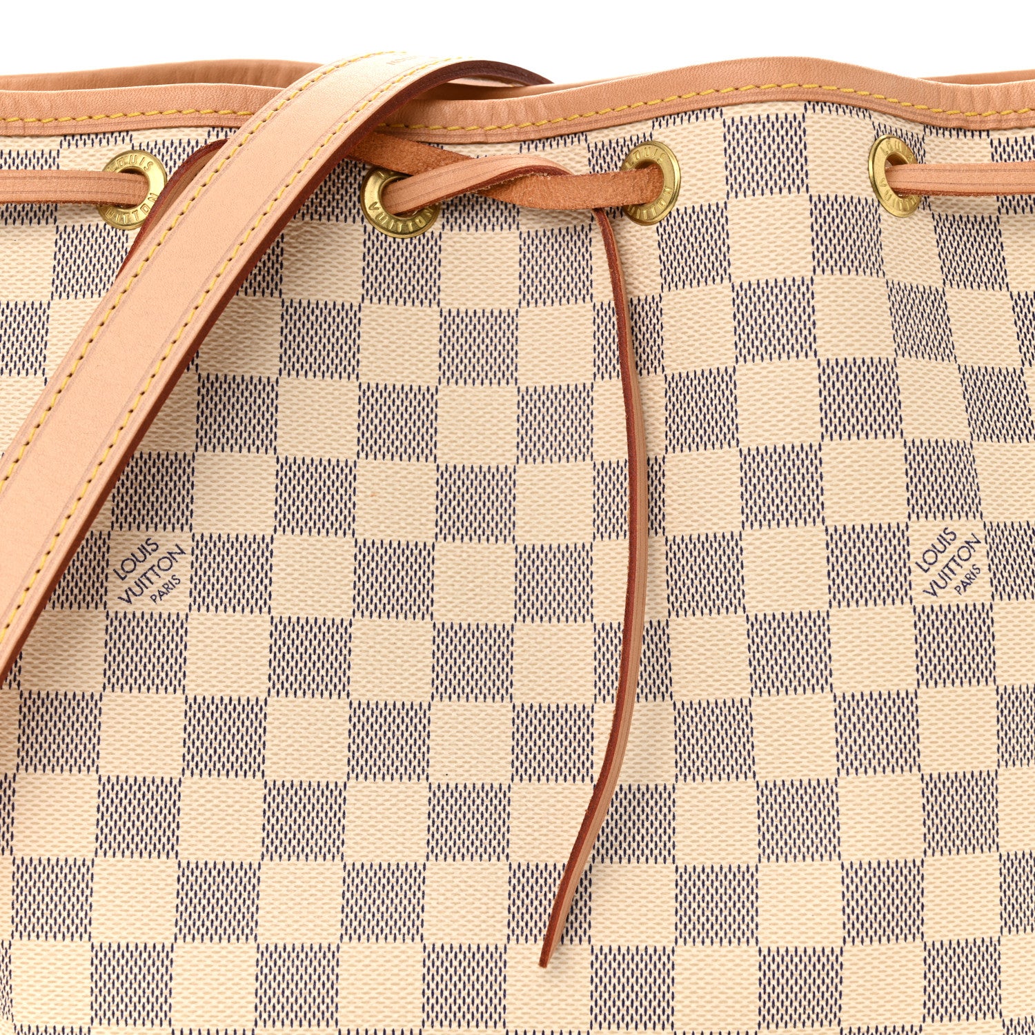 Louis Vuitton Damier Azur Noe BB 8 of 10