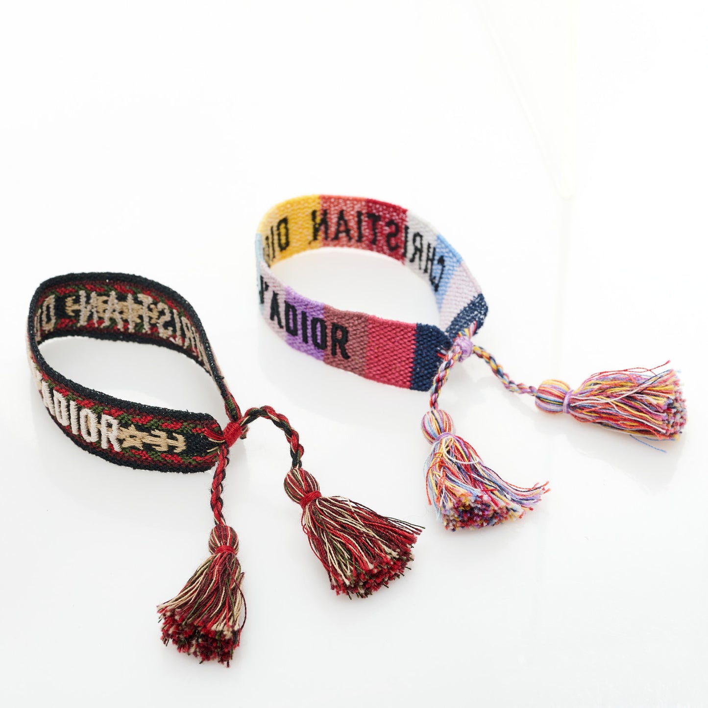 Woven Cotton J'Adior Friendship Bracelet Set Multicolor