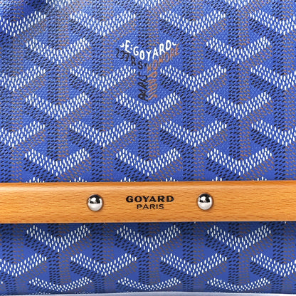 Goyard Goyardine Monte Carlo Bois Clutch With Strap Sky Blue 7 of 11