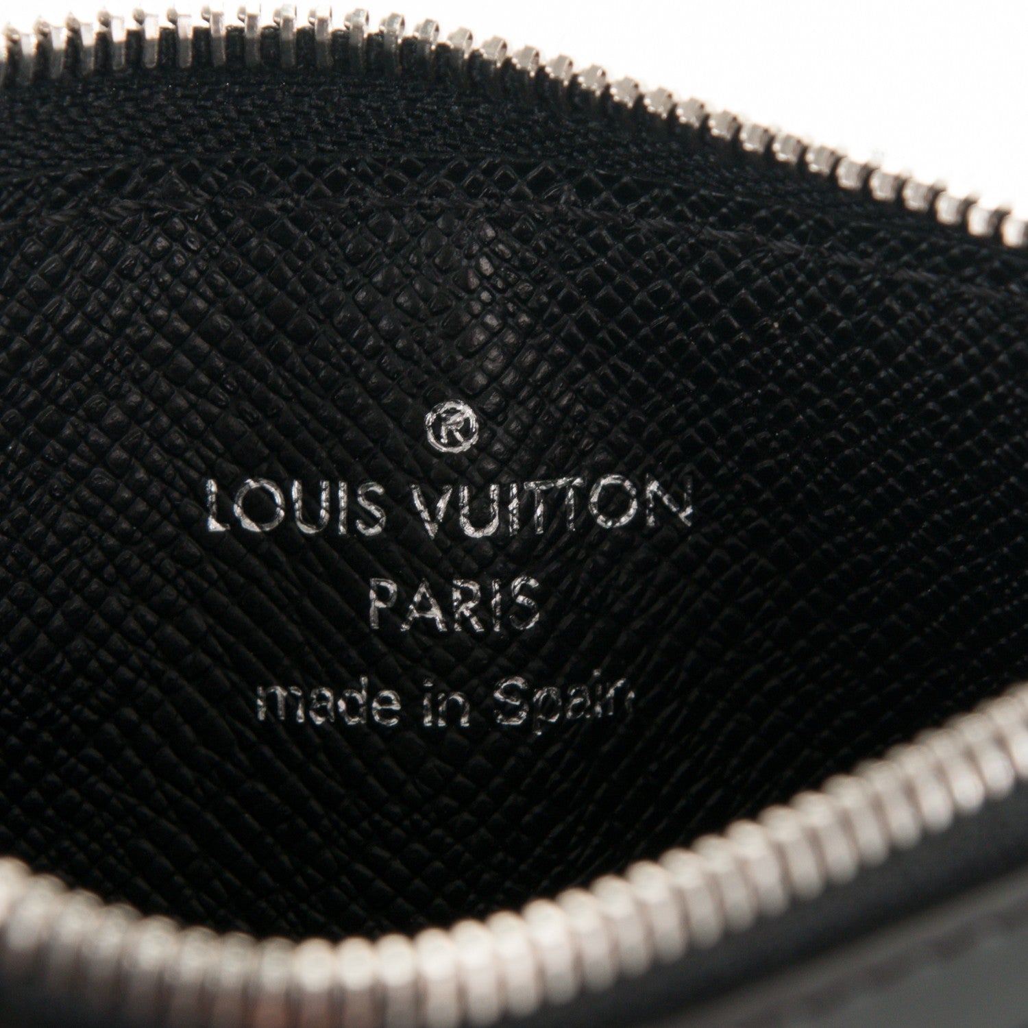 Louis Vuitton Epi Key Pouch Black 6 of 14