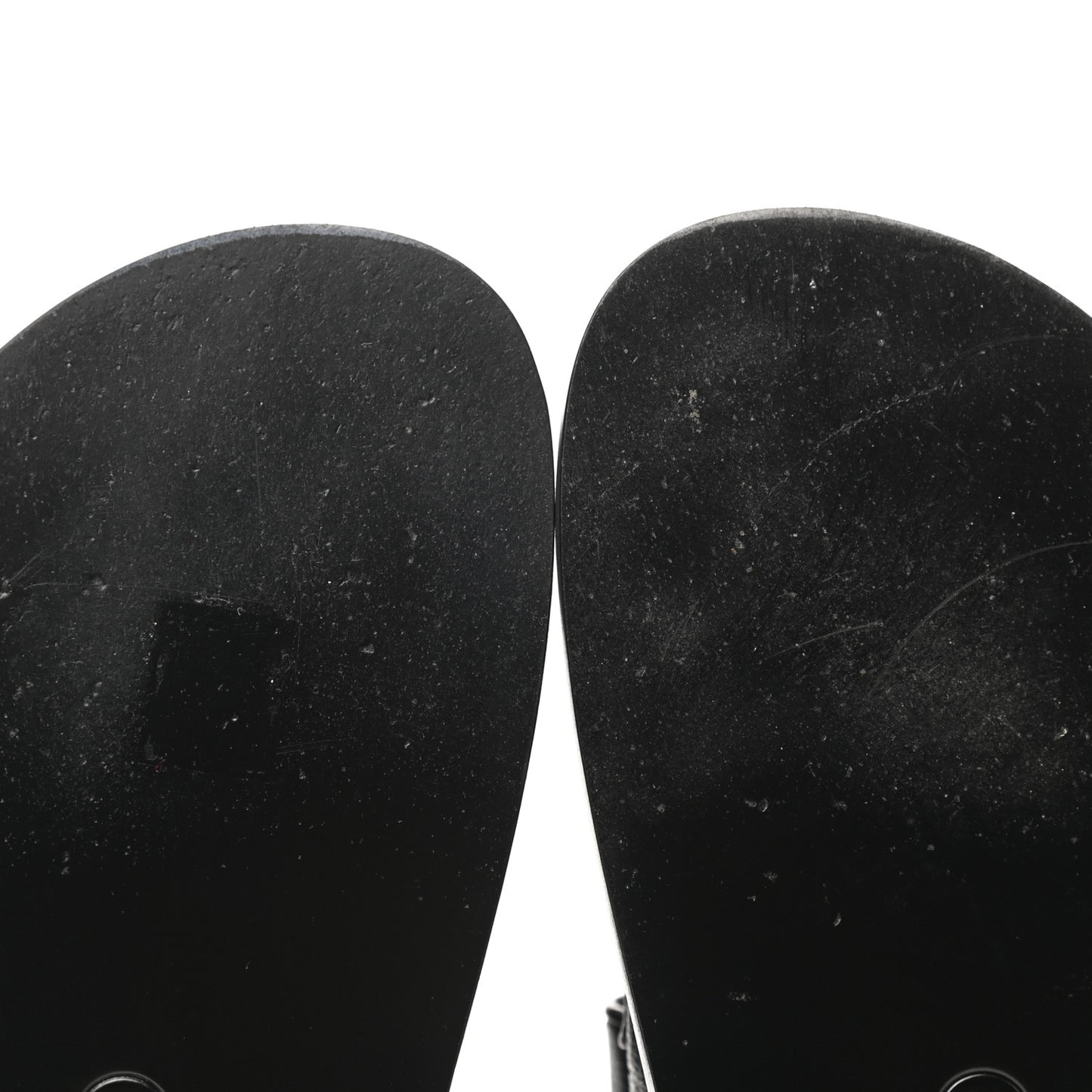 Grained Calfskin Velcro Dad Sandals 36.5 Black